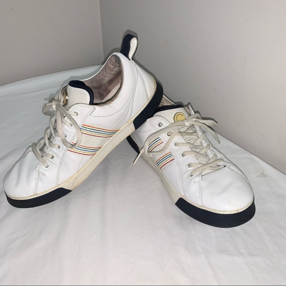 Men’s COOGI Australia Sneakers Shoes White Leather